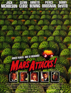 Cartel de Mars Attacks!