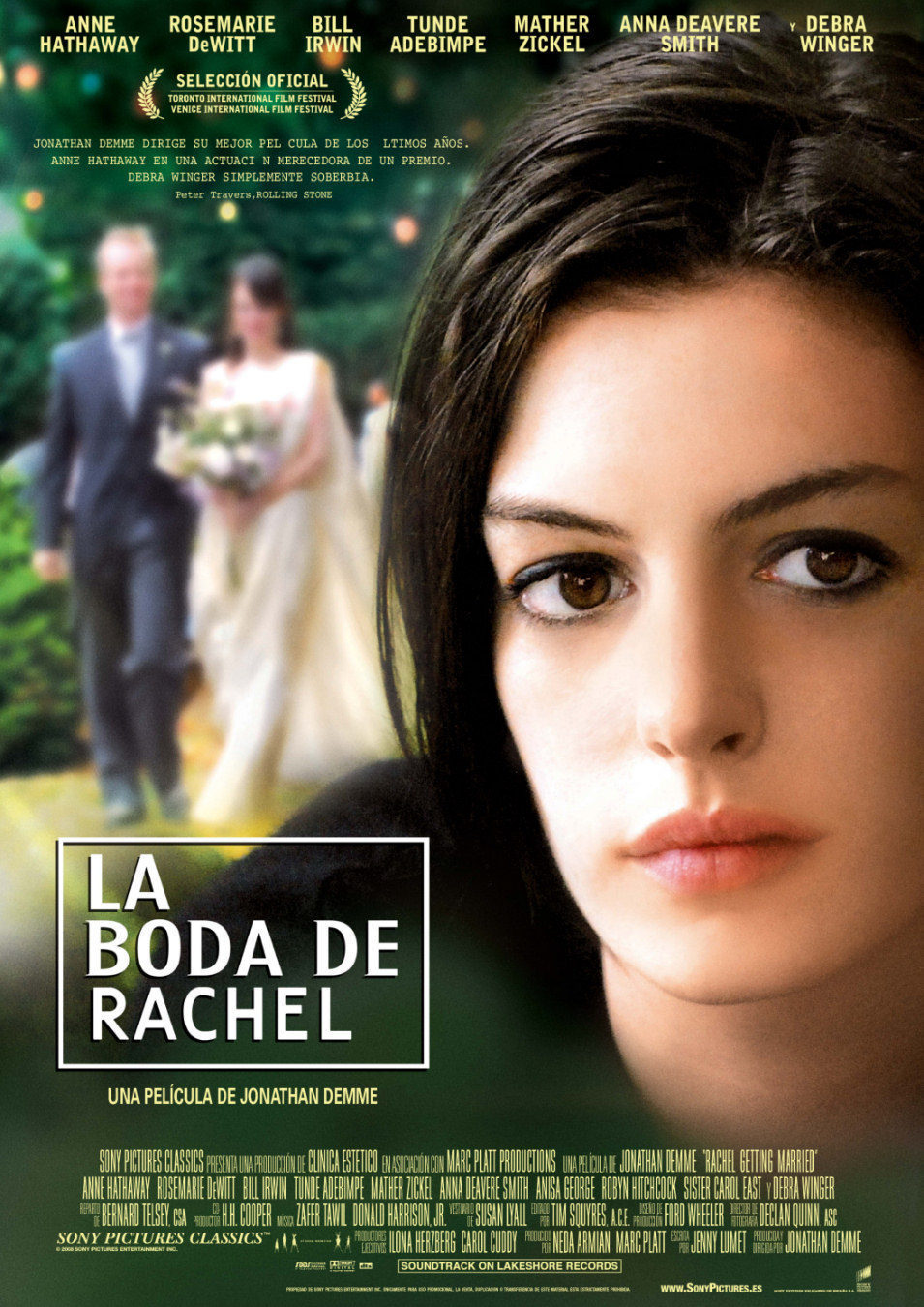 Cartel de La boda de Rachel - España