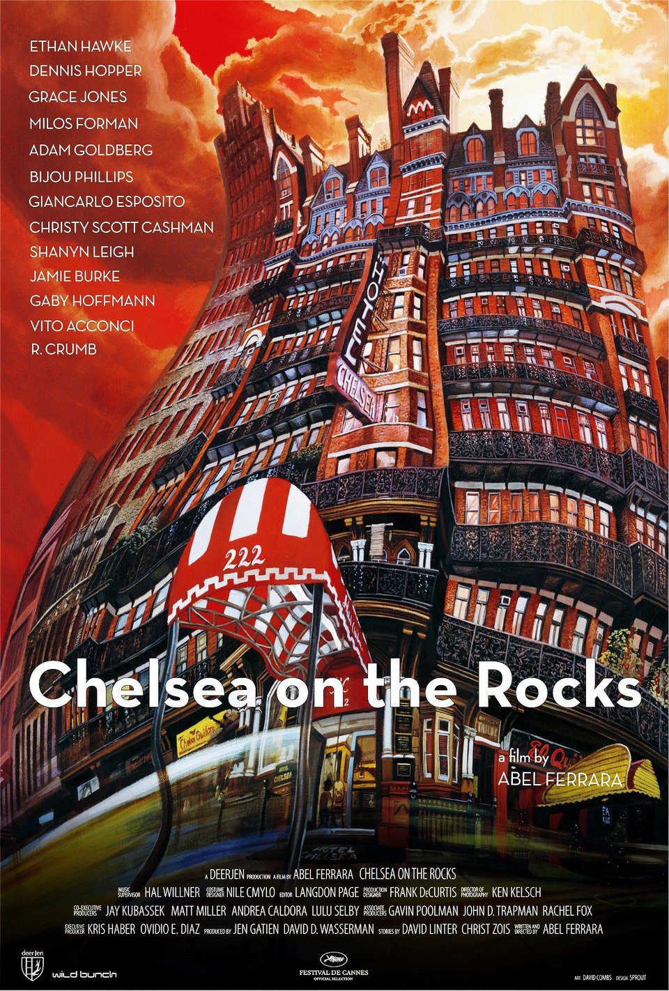 Cartel de Chelsea on the Rocks - Estados Unidos