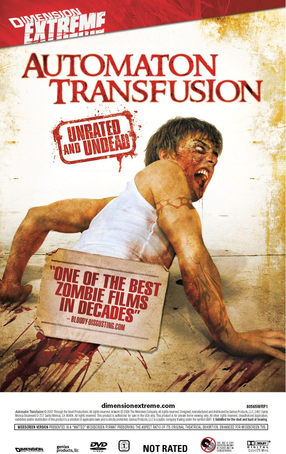 Cartel de Automaton Transfusion - EE.UU.
