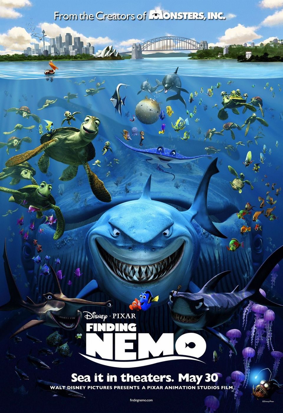 Cartel de Buscando a Nemo - EEUU 3D