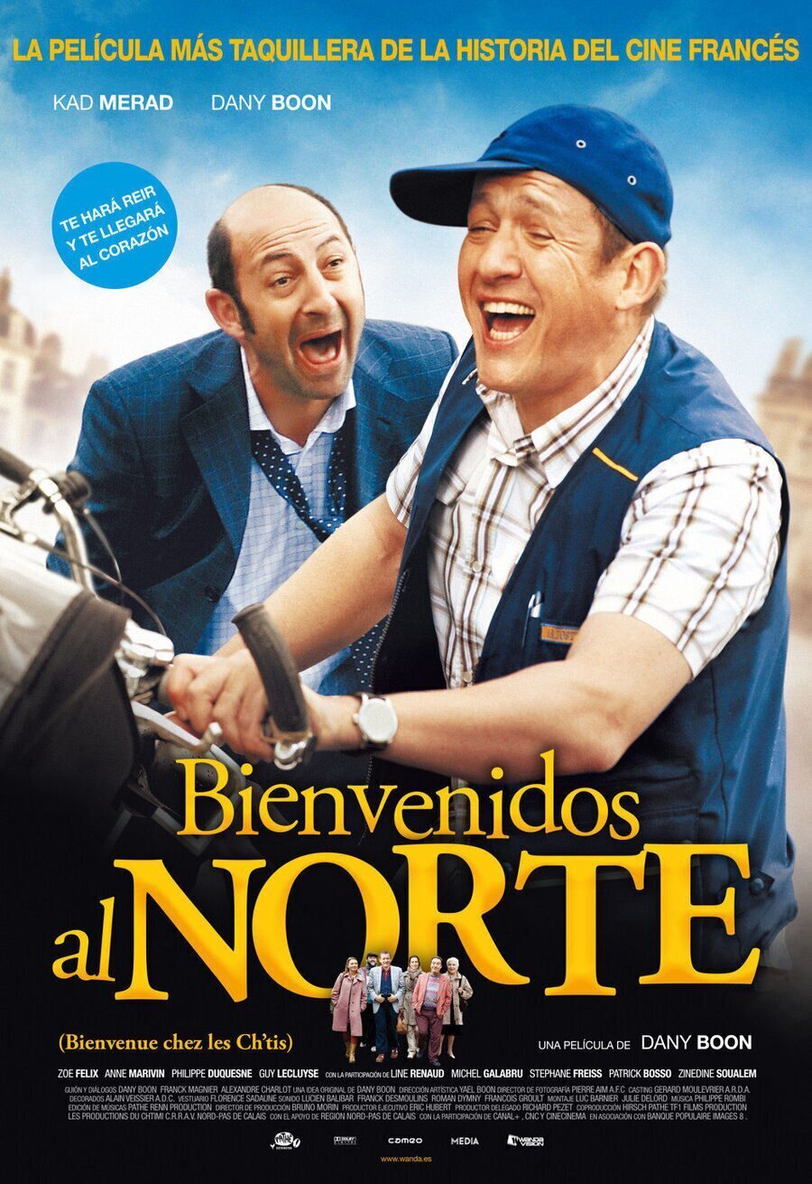 Cartel de Bienvenidos al norte - España