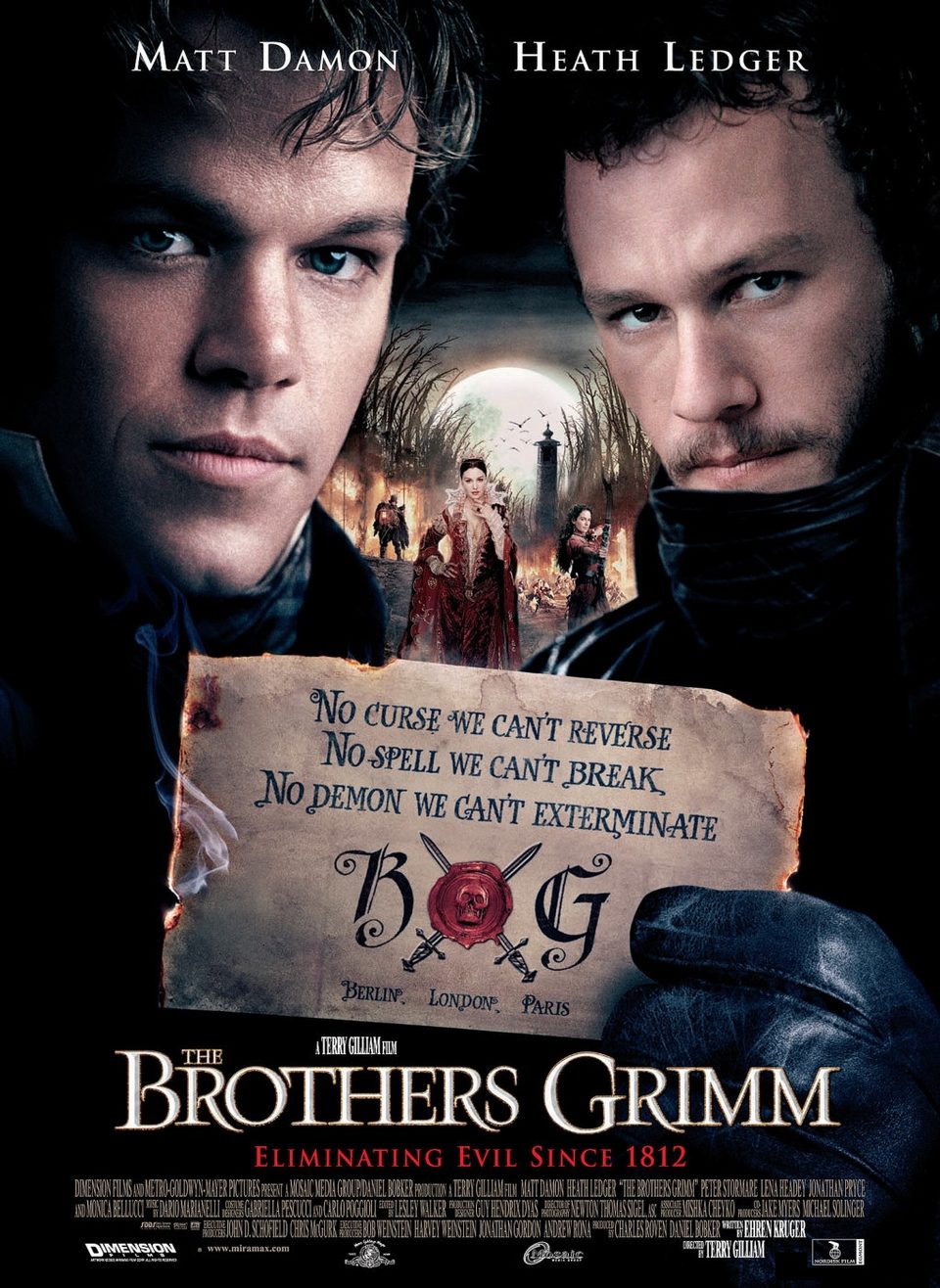 Cartel de Los hermanos Grimm - Estados Unidos