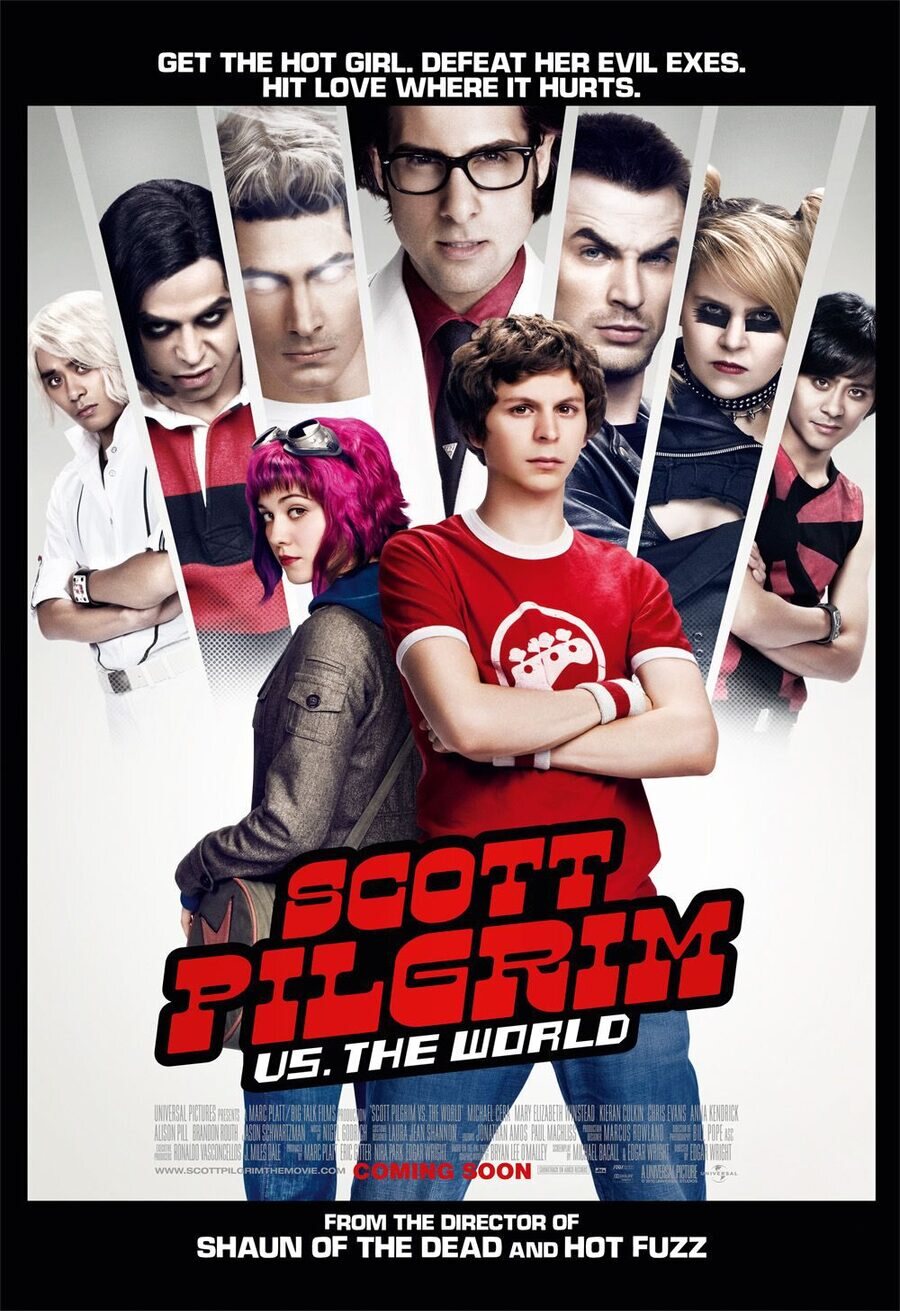 Cartel de Scott Pilgrim vs. los ex de la chica de sus sueños - Estados Unidos