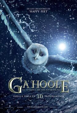 Cartel de Ga'Hoole, la leyenda de los guardianes