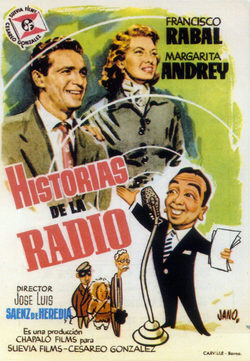 Cartel de Historias de la radio