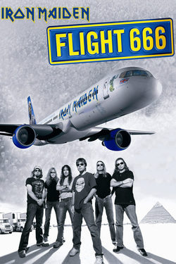 Cartel de Iron Maiden: Flight 666