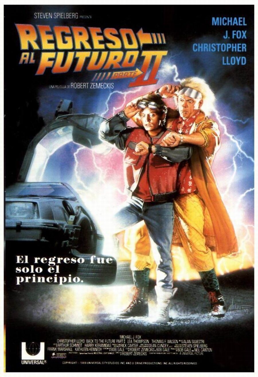 Cartel de Volver al futuro II - España
