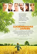 Cartel de Luciérnagas en el jardín