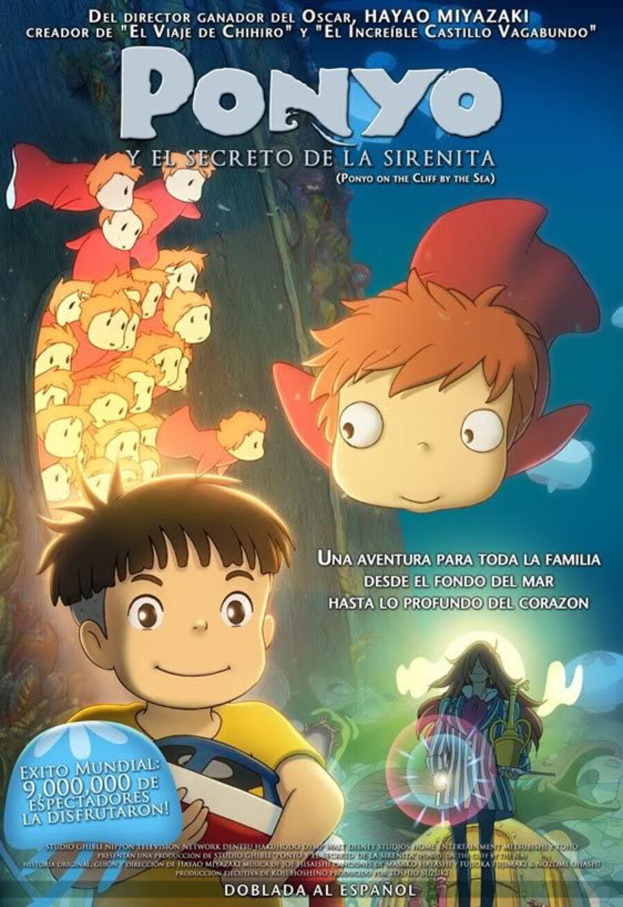 Cartel de Ponyo y el secreto de la sirenita - México