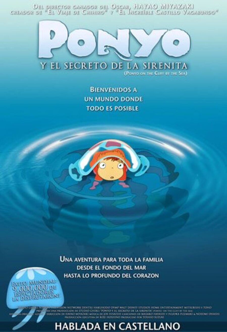 Cartel de Ponyo y el secreto de la sirenita - México 2