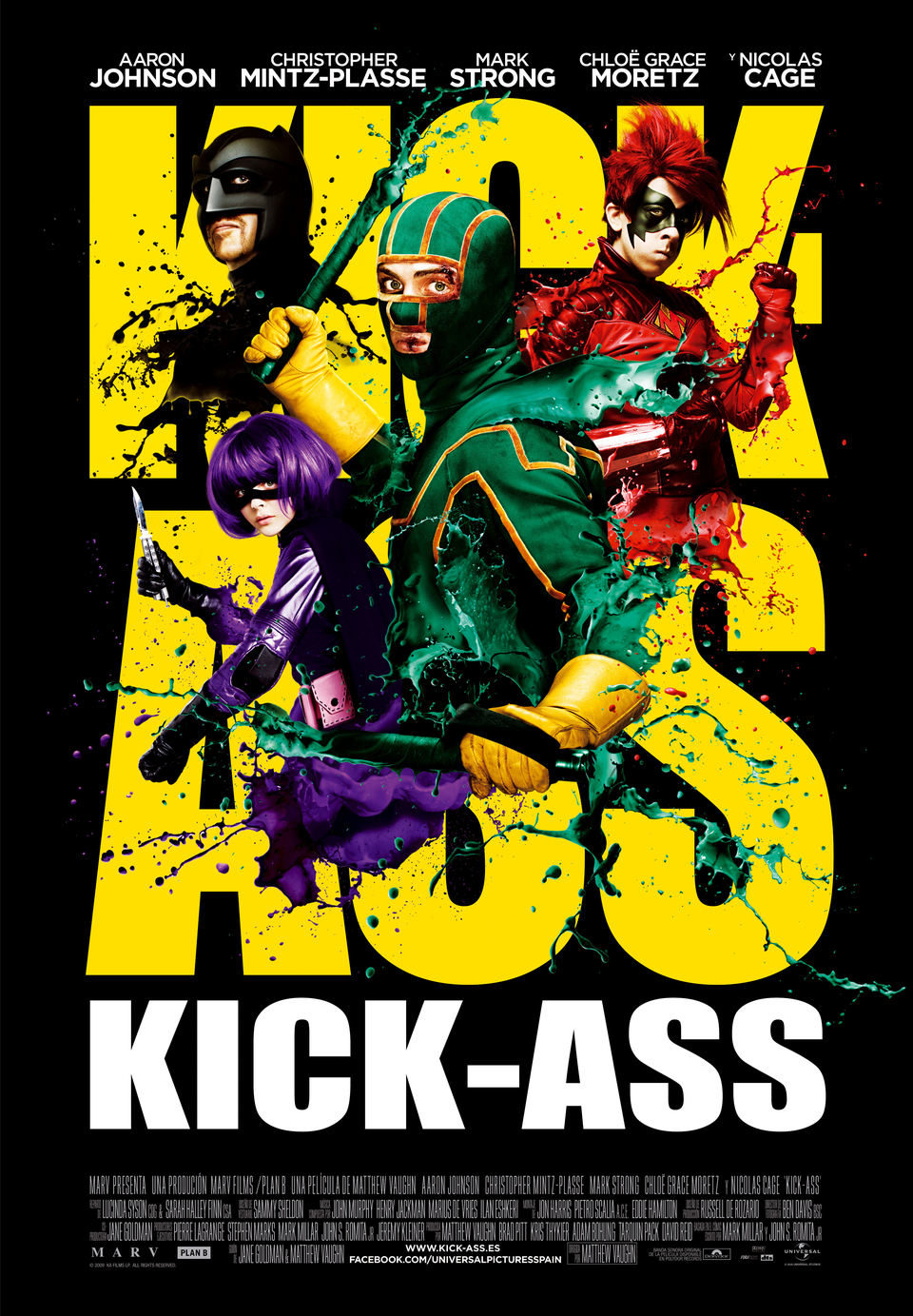 Cartel de Kick-Ass: un superhéroe sin superpoderes - España
