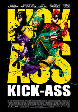 Cartel de Kick-Ass: un superhéroe sin superpoderes