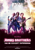 Cartel de Jonas Brothers en concierto 3D