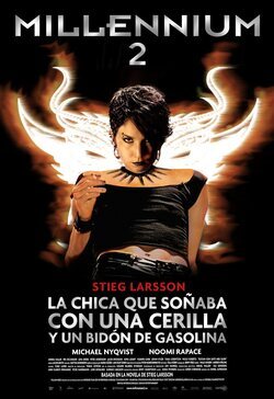 Cartel de Millennium 2: La chica que soñaba con una cerilla y un bidón de gasolina