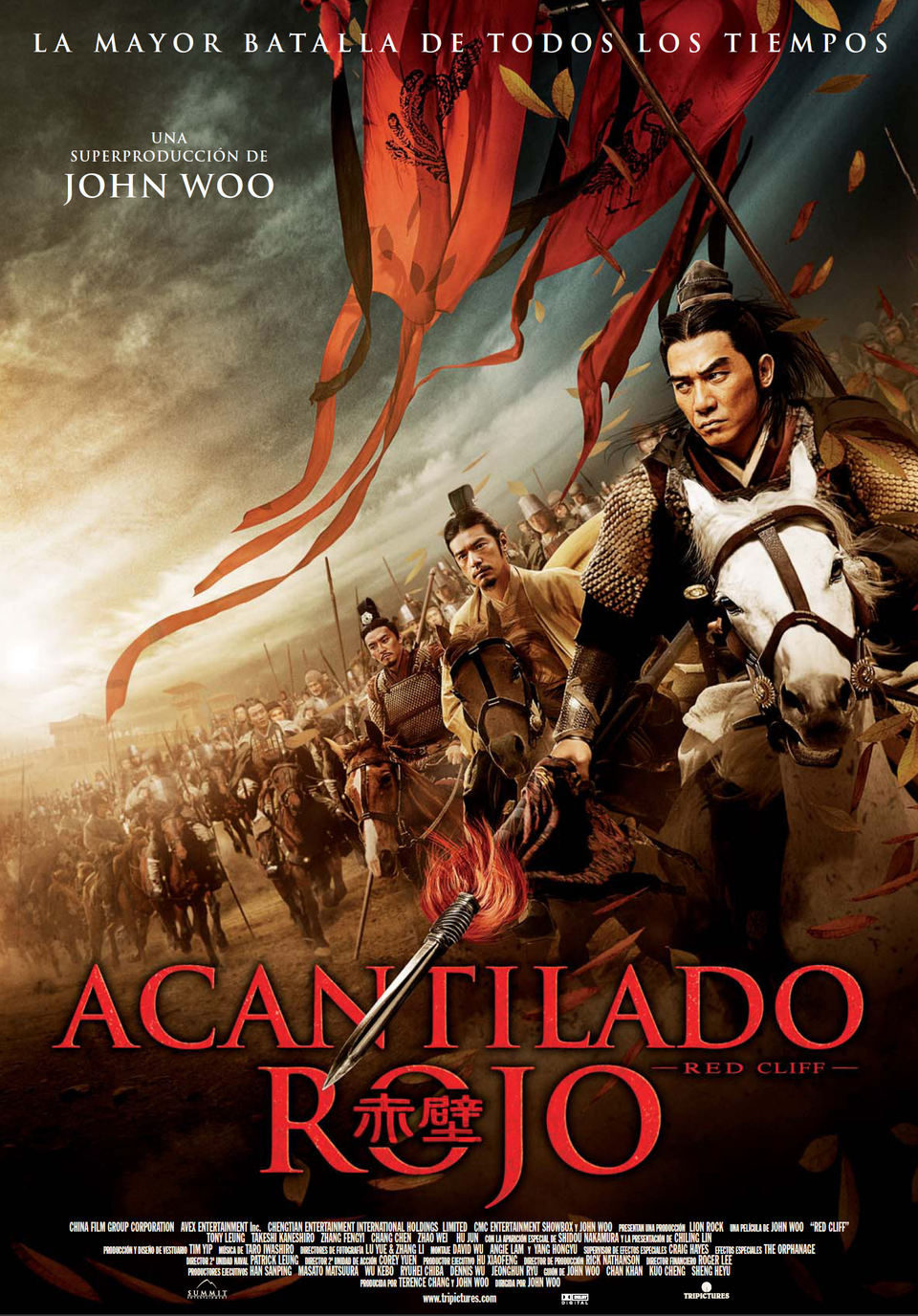 Cartel de Acantilado rojo - España