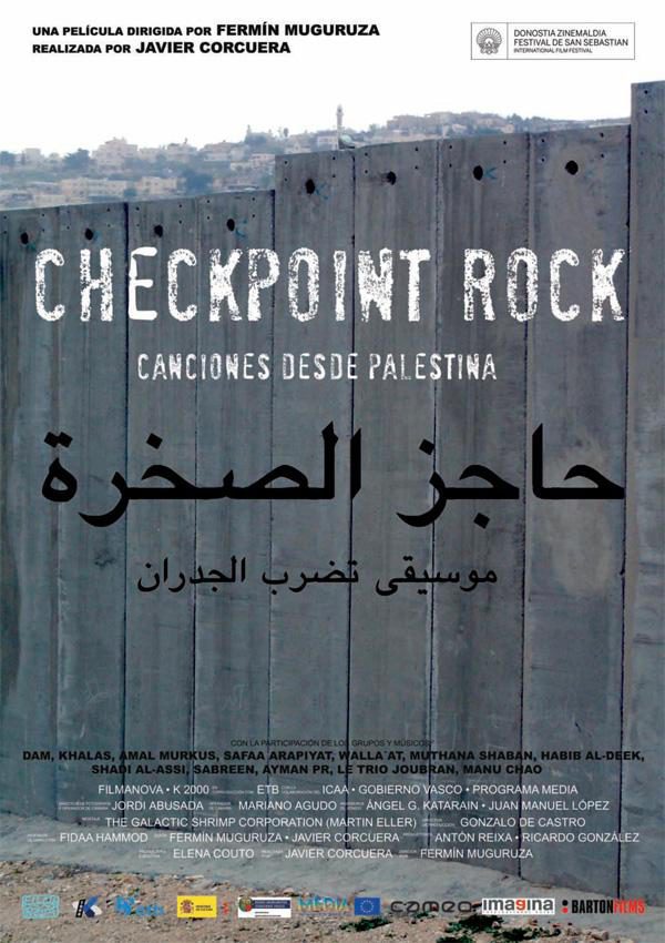 Cartel de Checkpoint Rock. Canciones desde Palestina - España