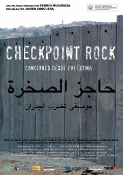 Cartel de Checkpoint Rock. Canciones desde Palestina