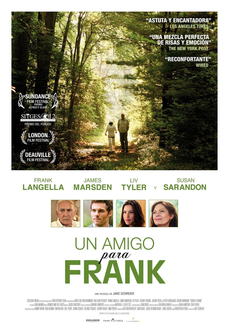 Cartel de Un amigo para Frank - España