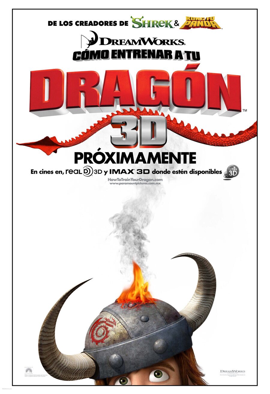 Cartel de Cómo entrenar a tu dragón - México