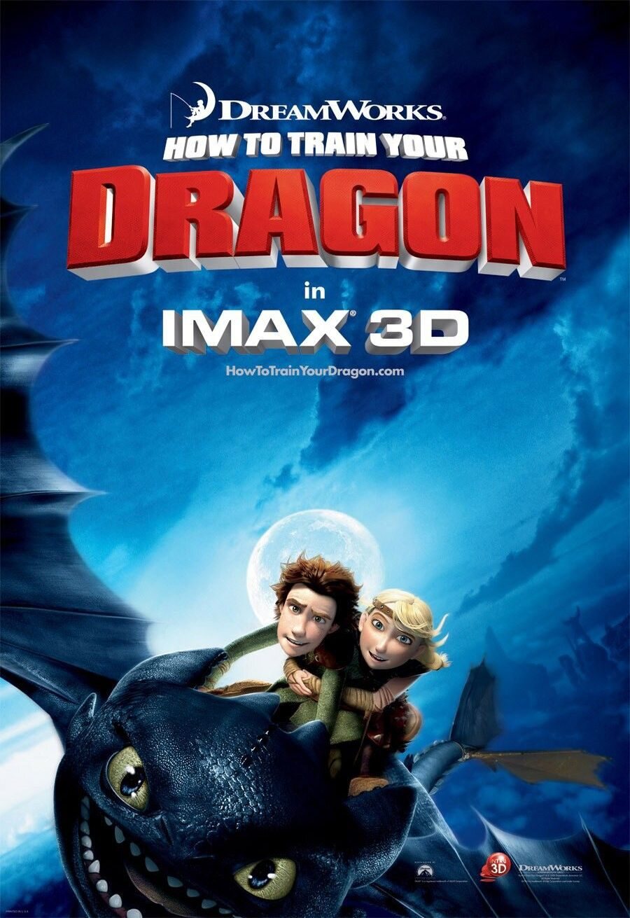 Cartel de Cómo entrenar a tu dragón - Estados Unidos