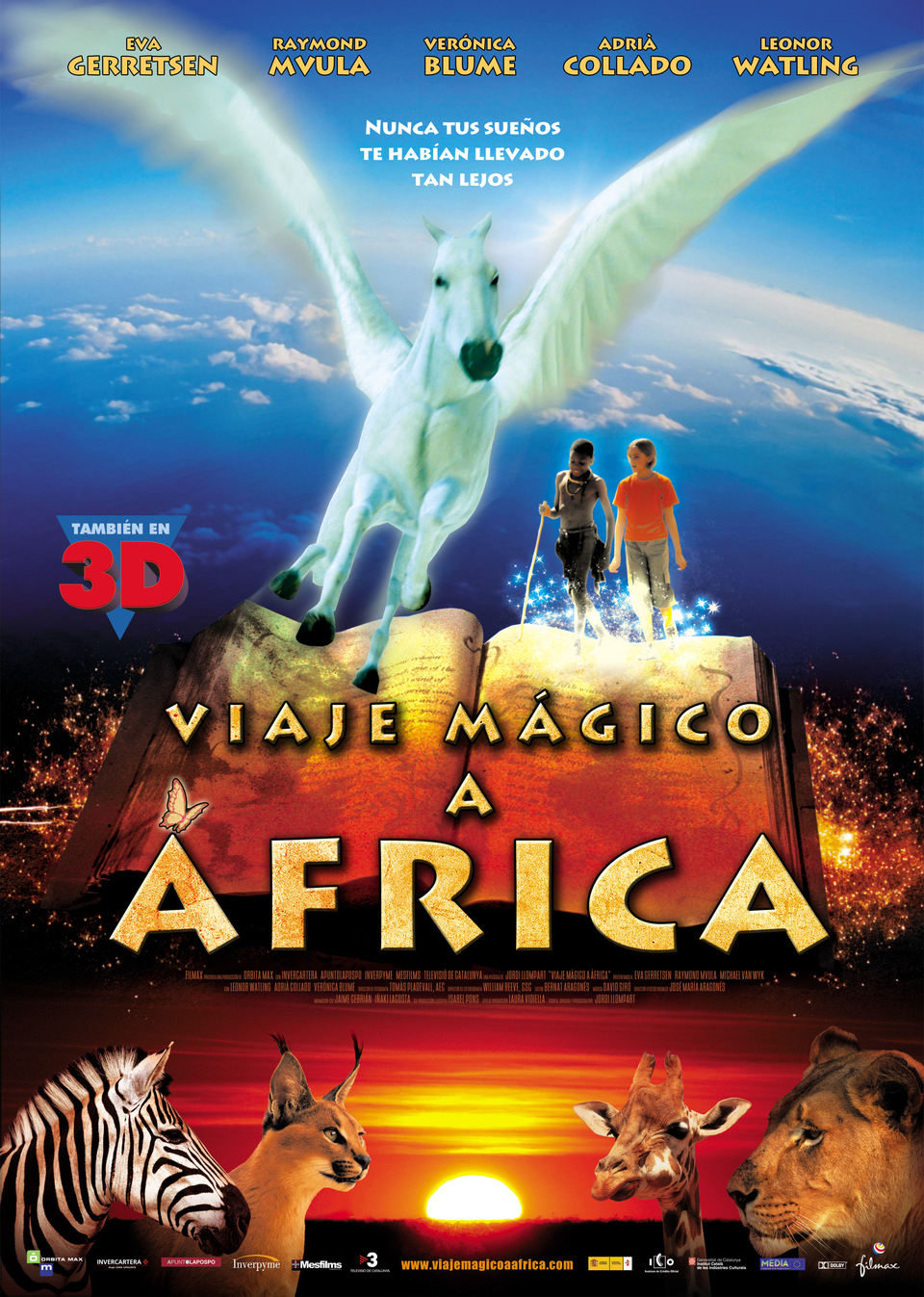 Cartel de Viaje mágico a África - España