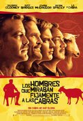 Cartel de Los hombres que miraban fijamente a las cabras