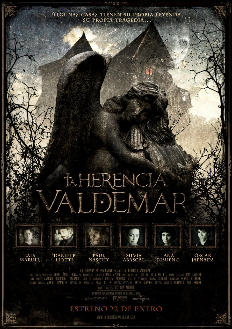 Cartel de La herencia Valdemar - España