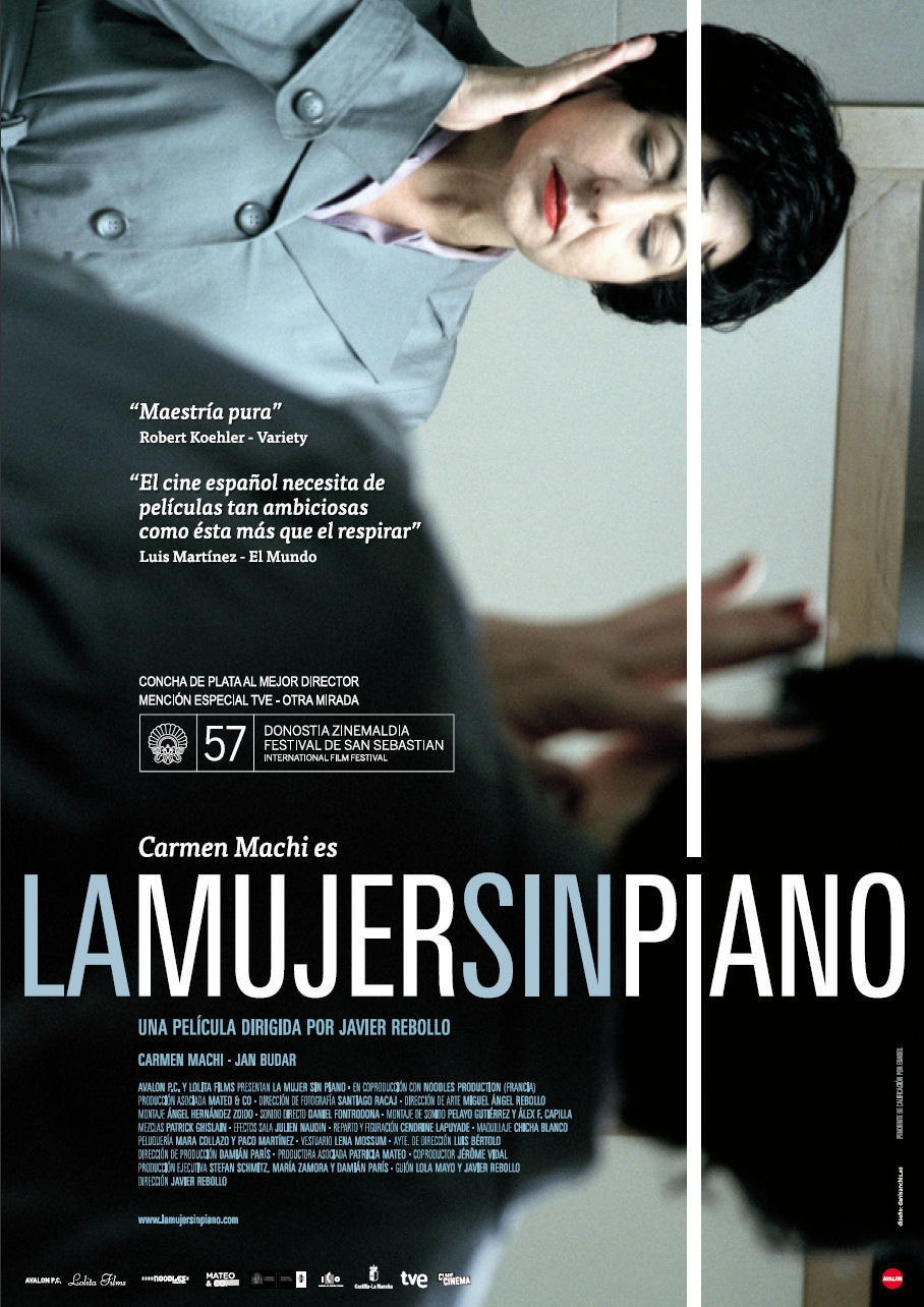 Cartel de La mujer sin piano - España
