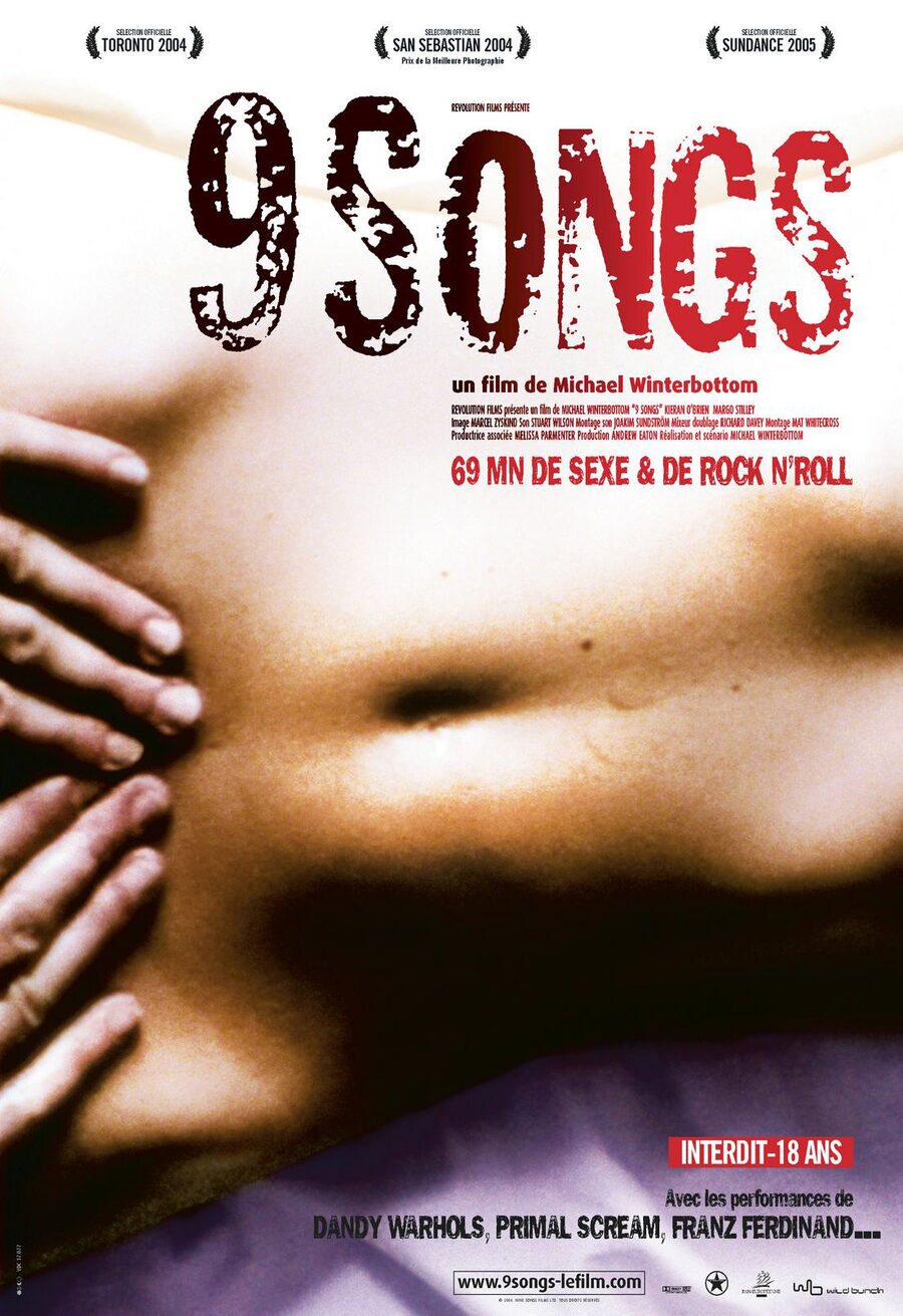 Cartel de 9 Songs - Francia