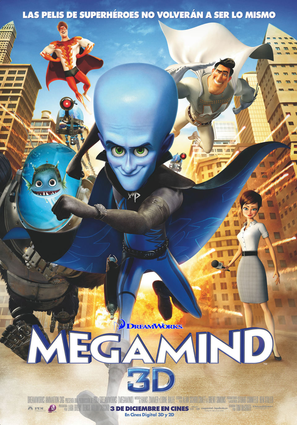 Cartel de Megamind - España