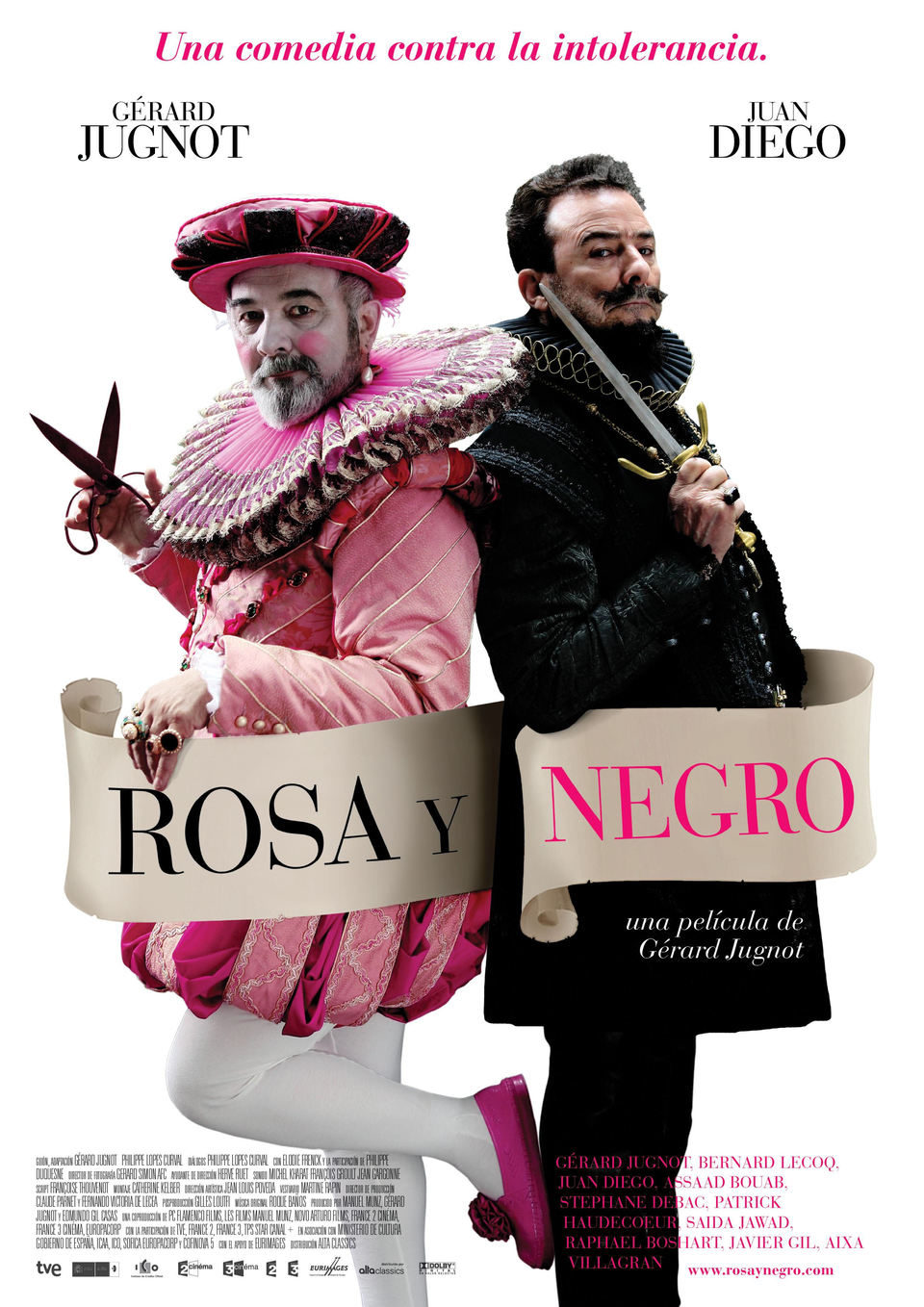Cartel de Rosa y negro - España