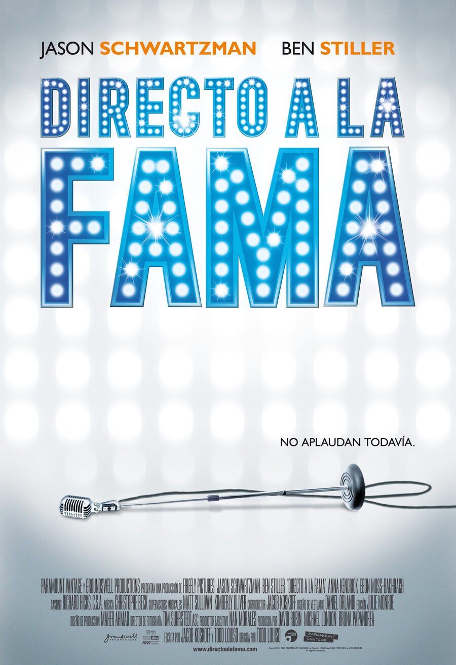 Cartel de Directo a la fama - España