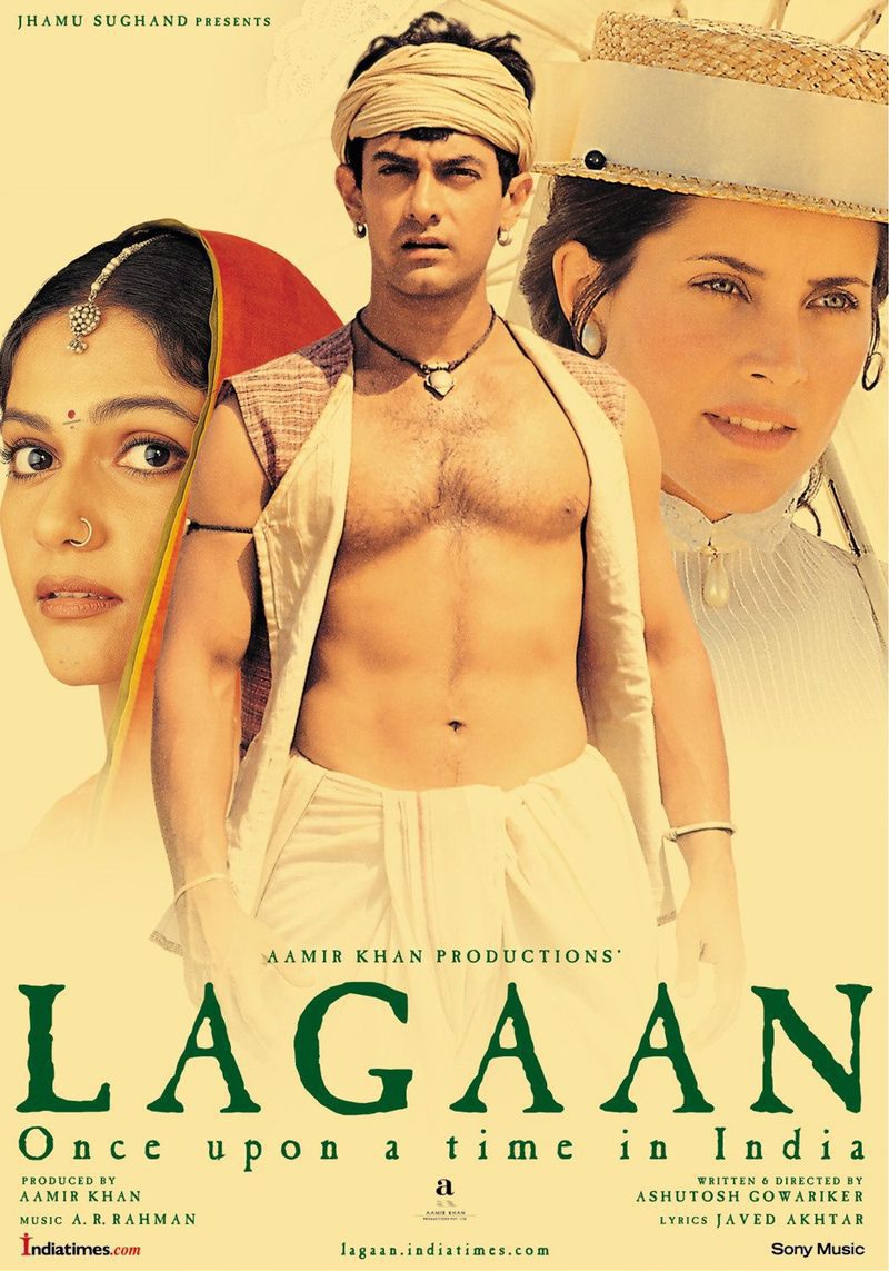 Cartel de Lagaan: Érase una vez en la India - Estados Unidos