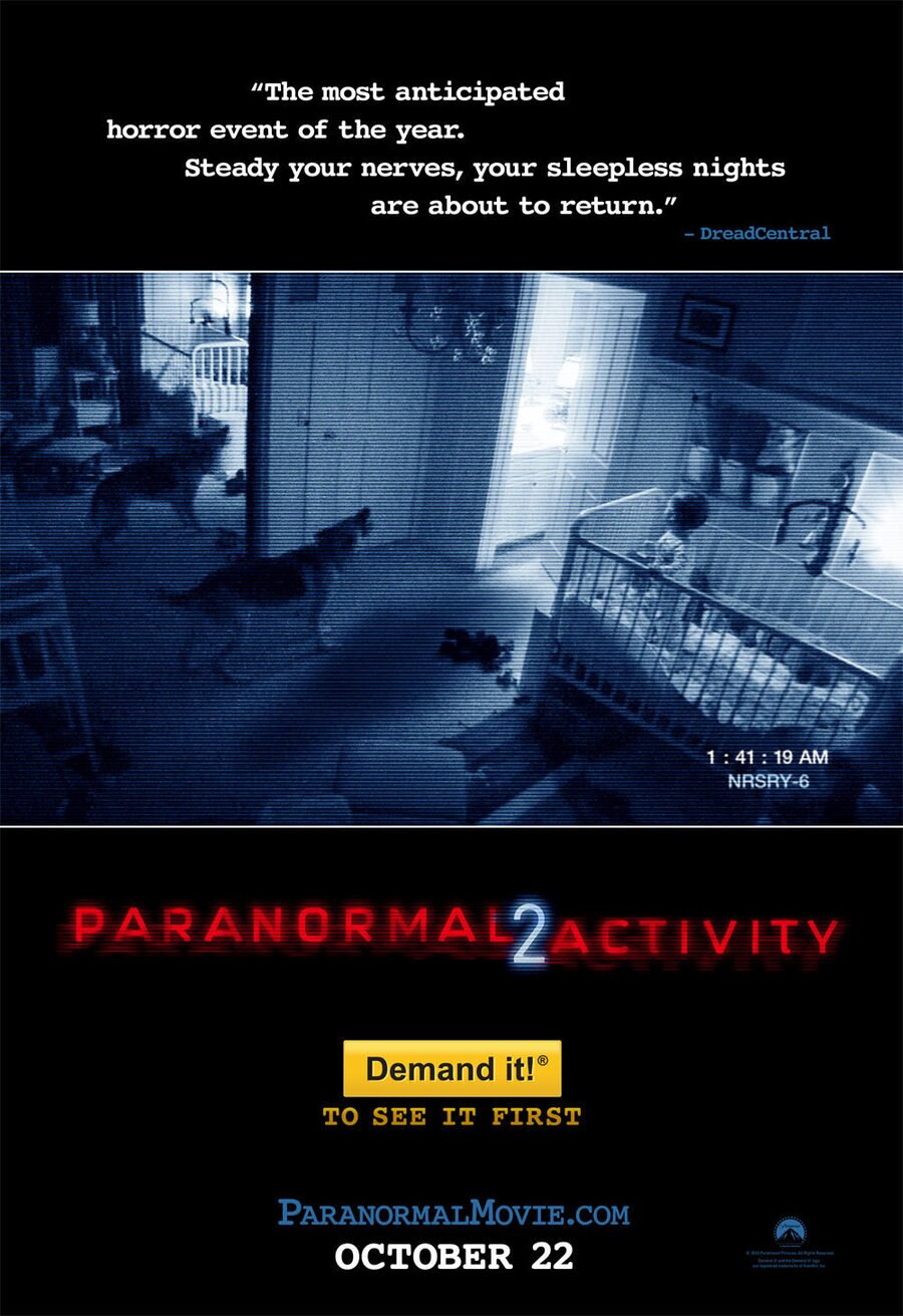 Cartel de Paranormal Activity 2 - Estados Unidos