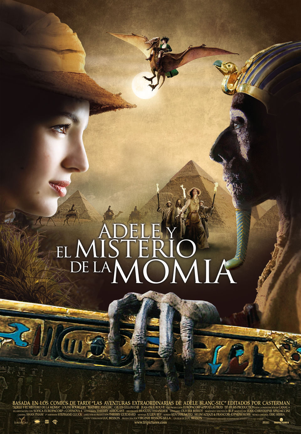 Cartel de Adèle y el misterio de la momia - España