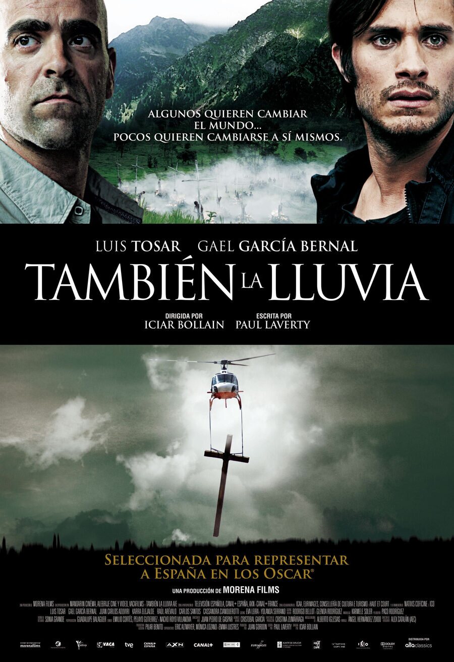 Cartel de También la lluvia - España