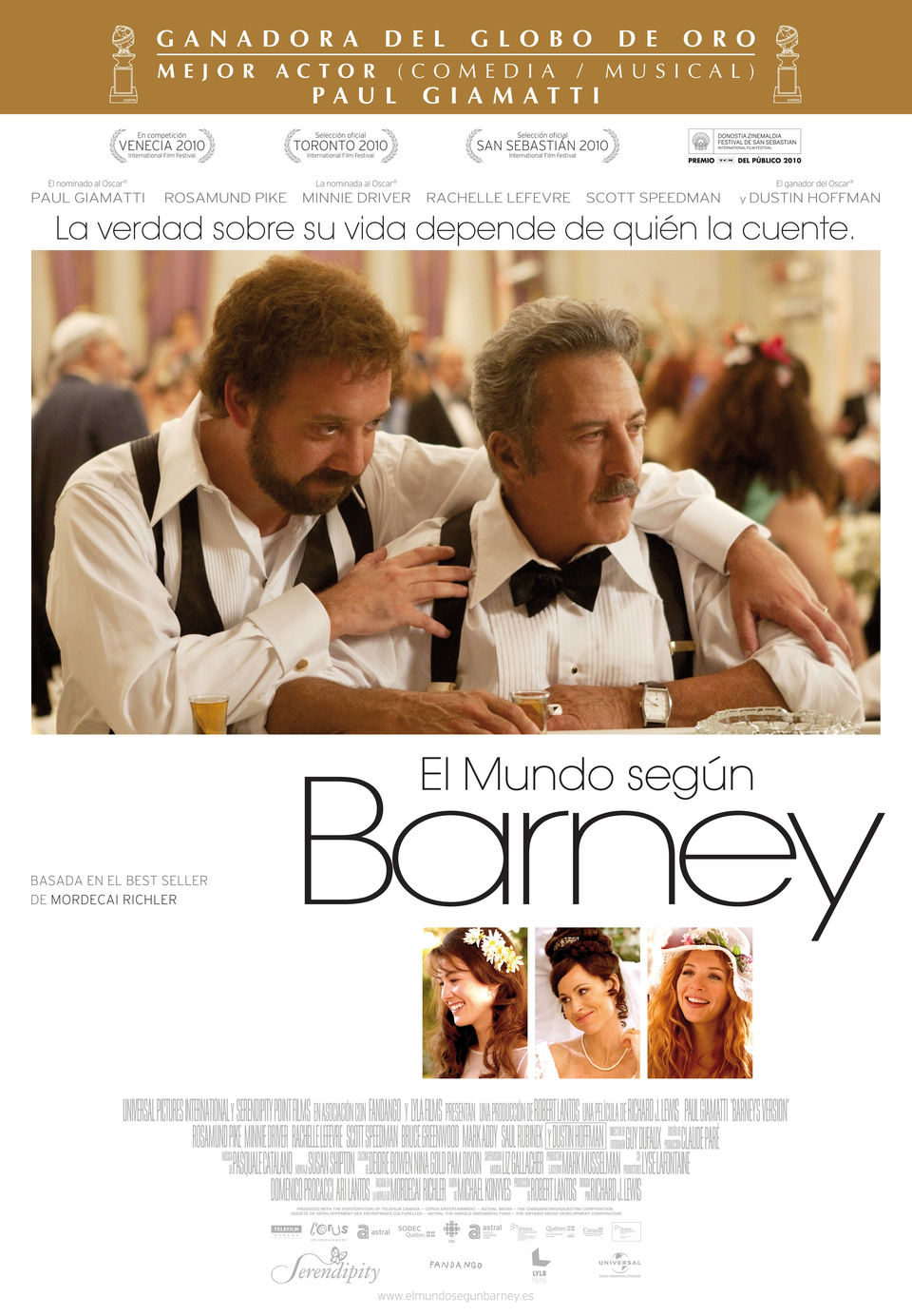 Cartel de El mundo según Barney - España