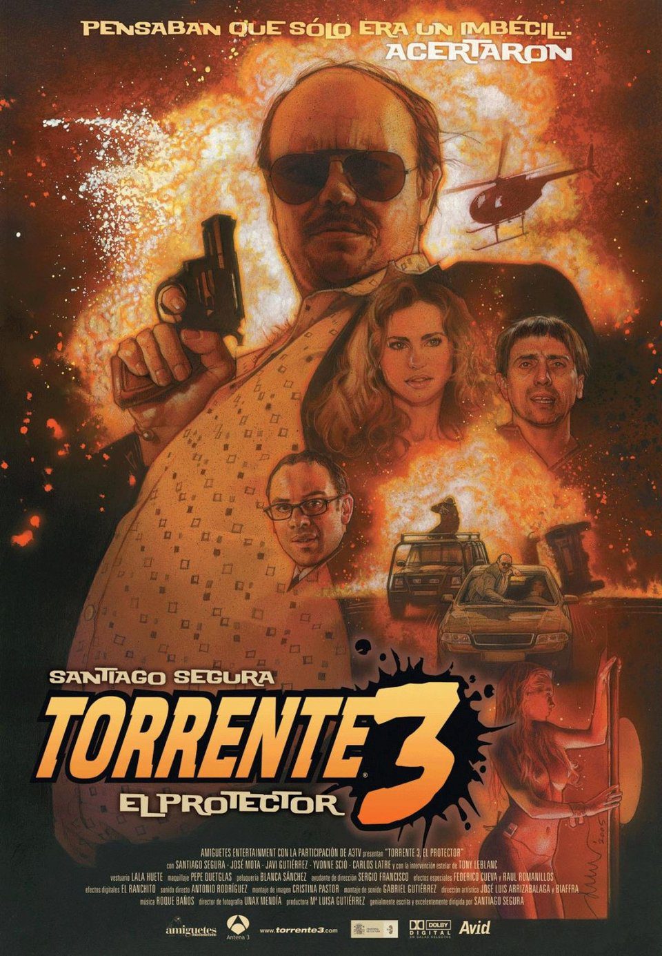 Cartel de Torrente 3: El protector - España