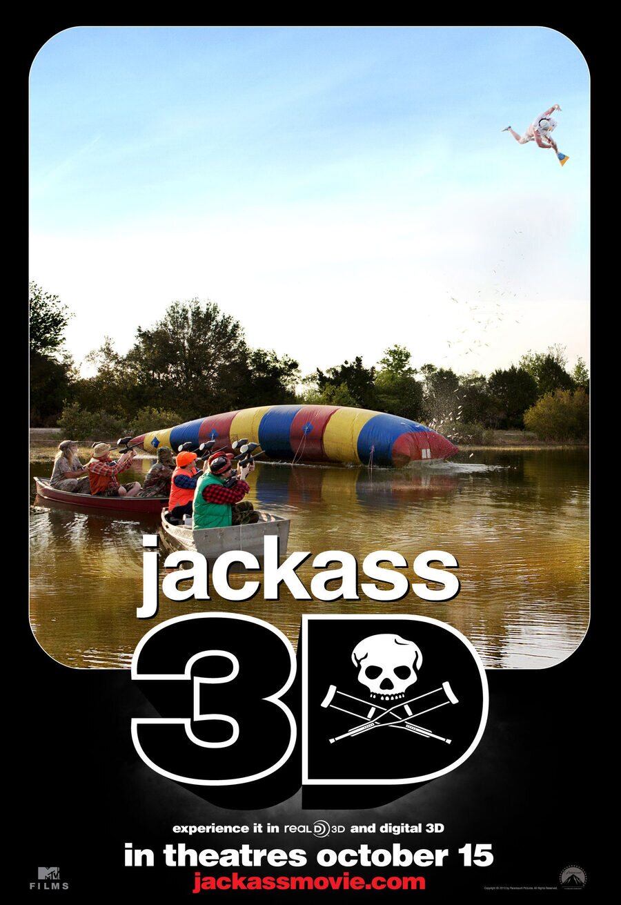 Cartel de Jackass 3D - Estados Unidos