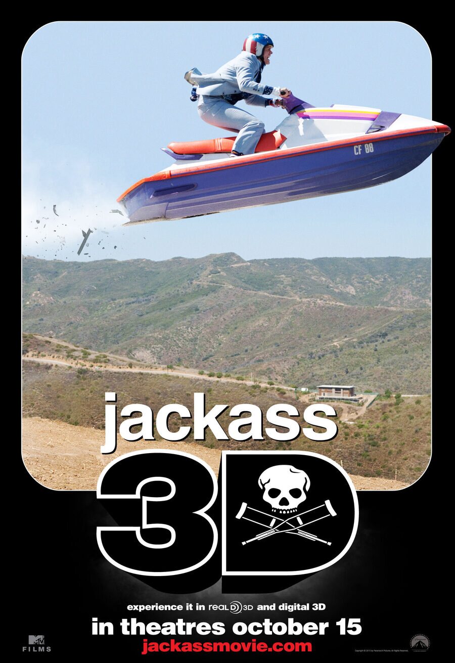 Cartel de Jackass 3D - Estados Unidos