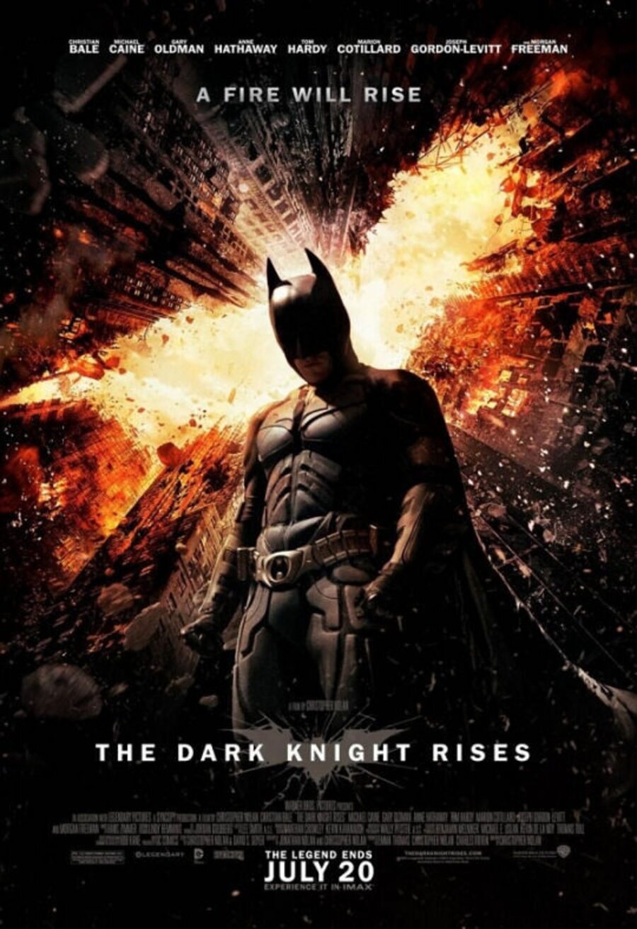 Cartel de Batman: El caballero de la noche asciende - Reino Unido