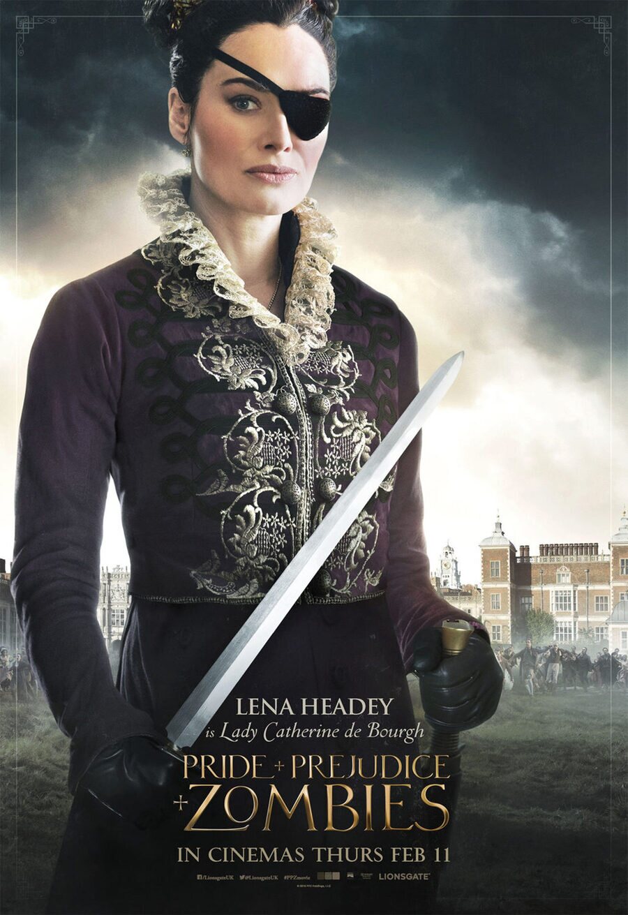 Cartel de Orgullo, prejuicio y zombies - Lena Headey
