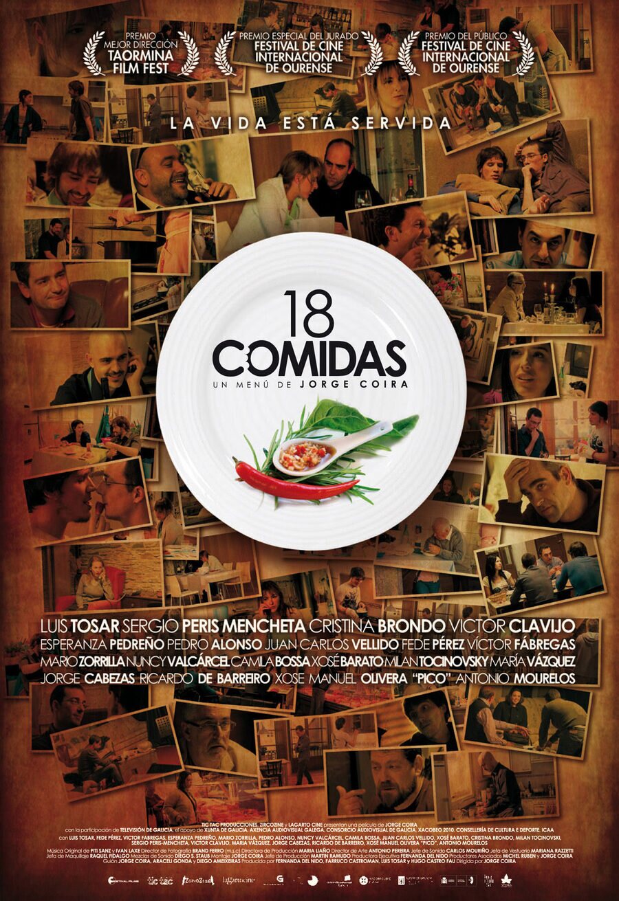 Cartel de 18 comidas - España