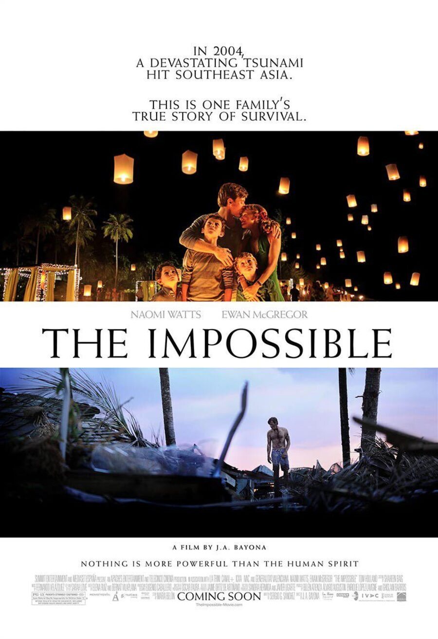 Cartel de Lo imposible - EEUU