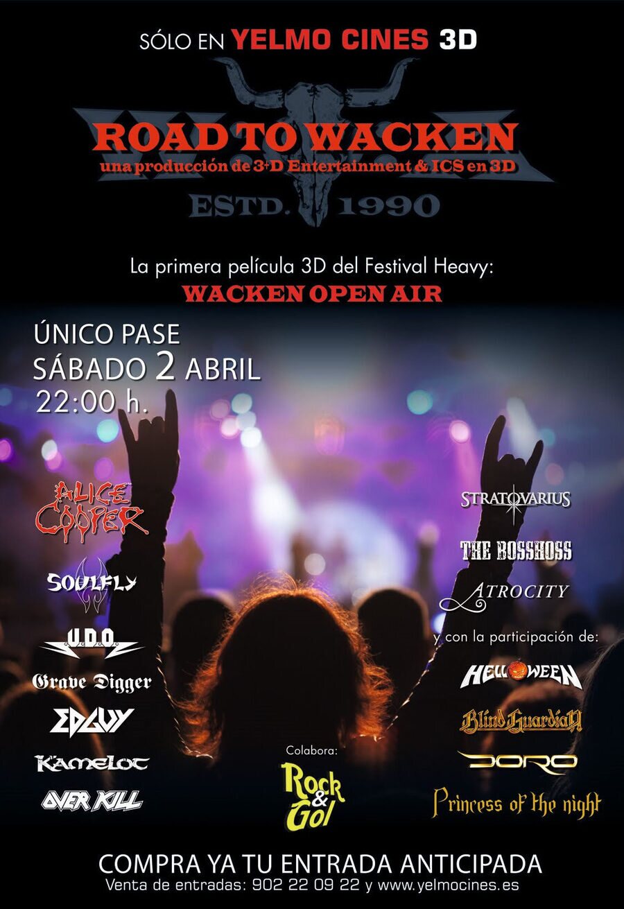 Cartel de Road to Wacken - España