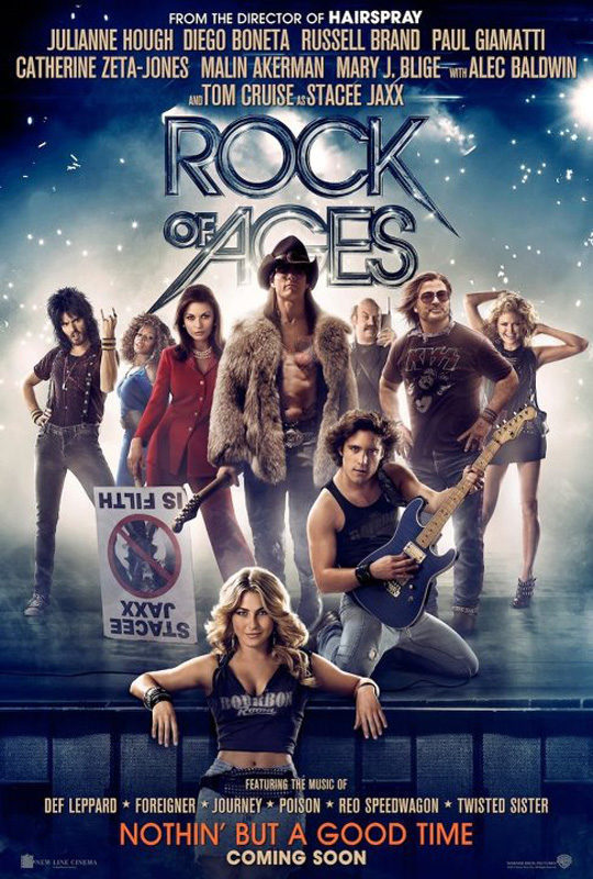 Cartel de Rock of Ages (La era del rock) - EEUU