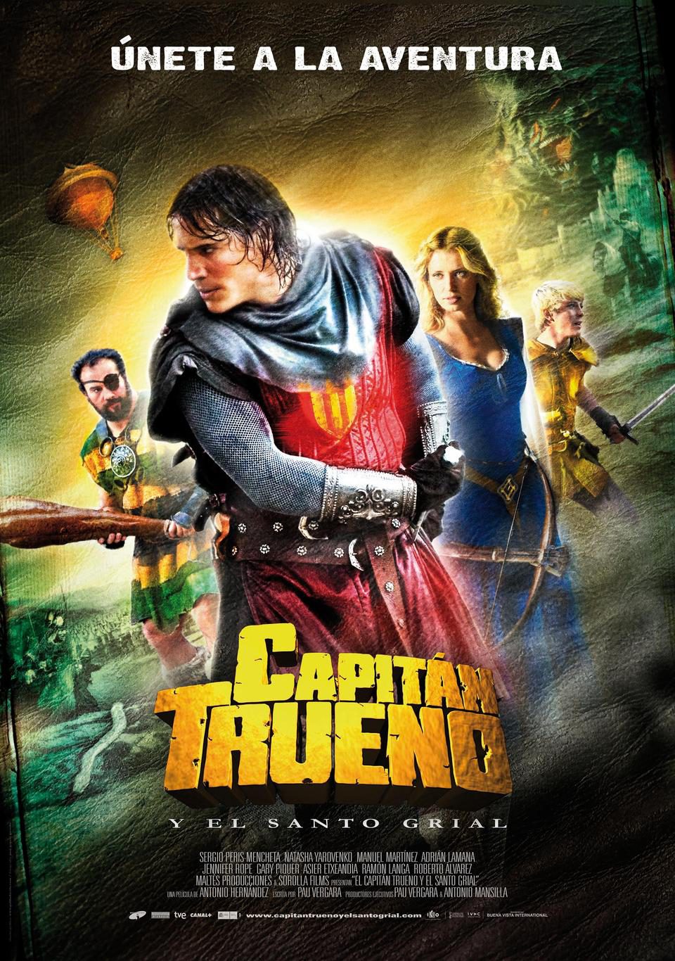 Cartel de Capitán Trueno y el Santo Grial - España #2