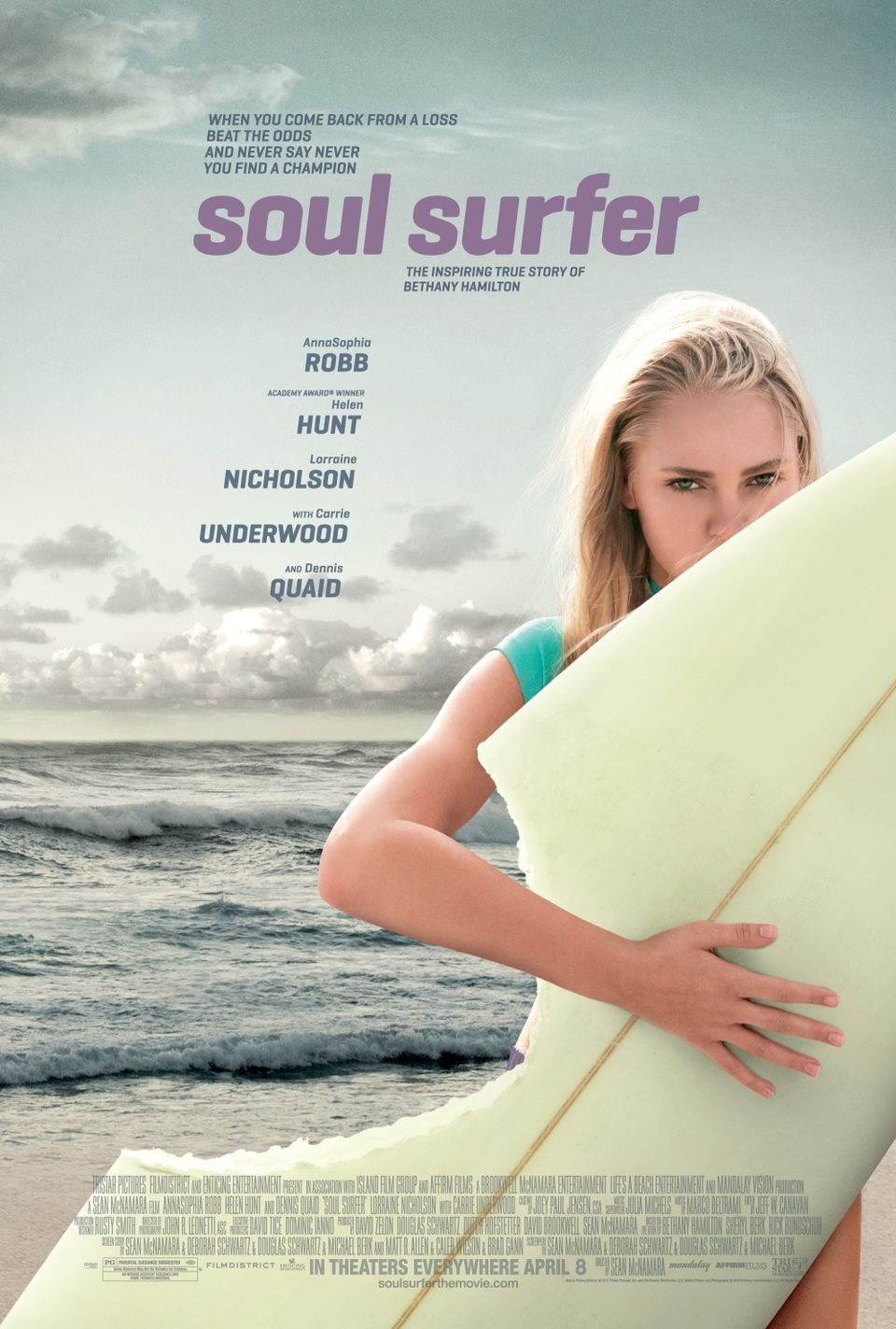 Cartel de Soul Surfer - EEUU