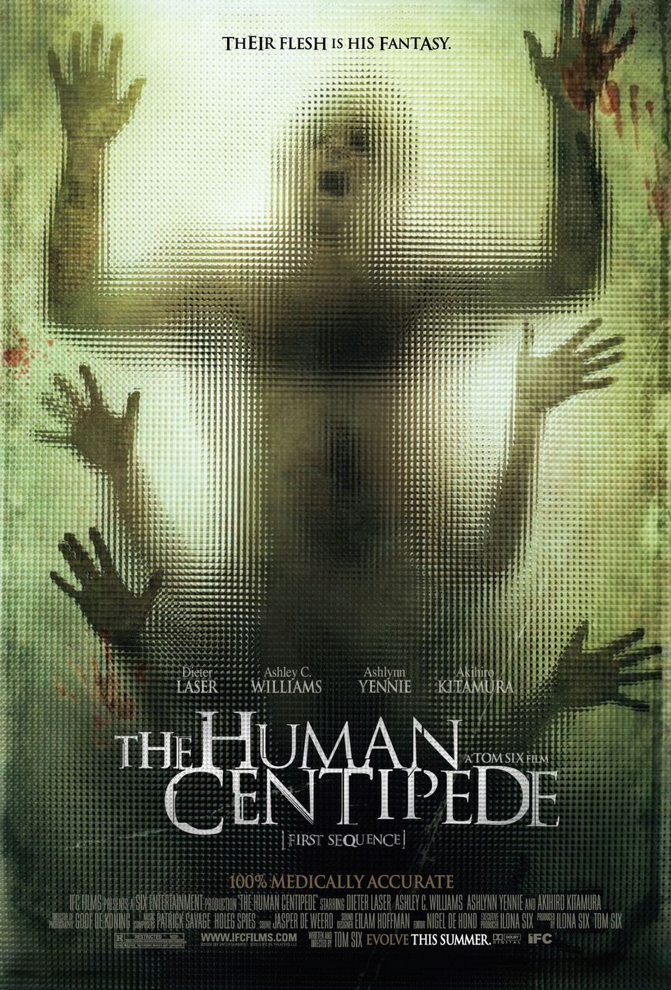 Cartel de The Human Centipede - Estados Unidos